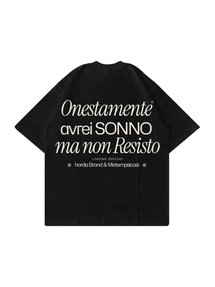 T-shirt Nera 200 Grammi Horda & Metempsicosi - 3