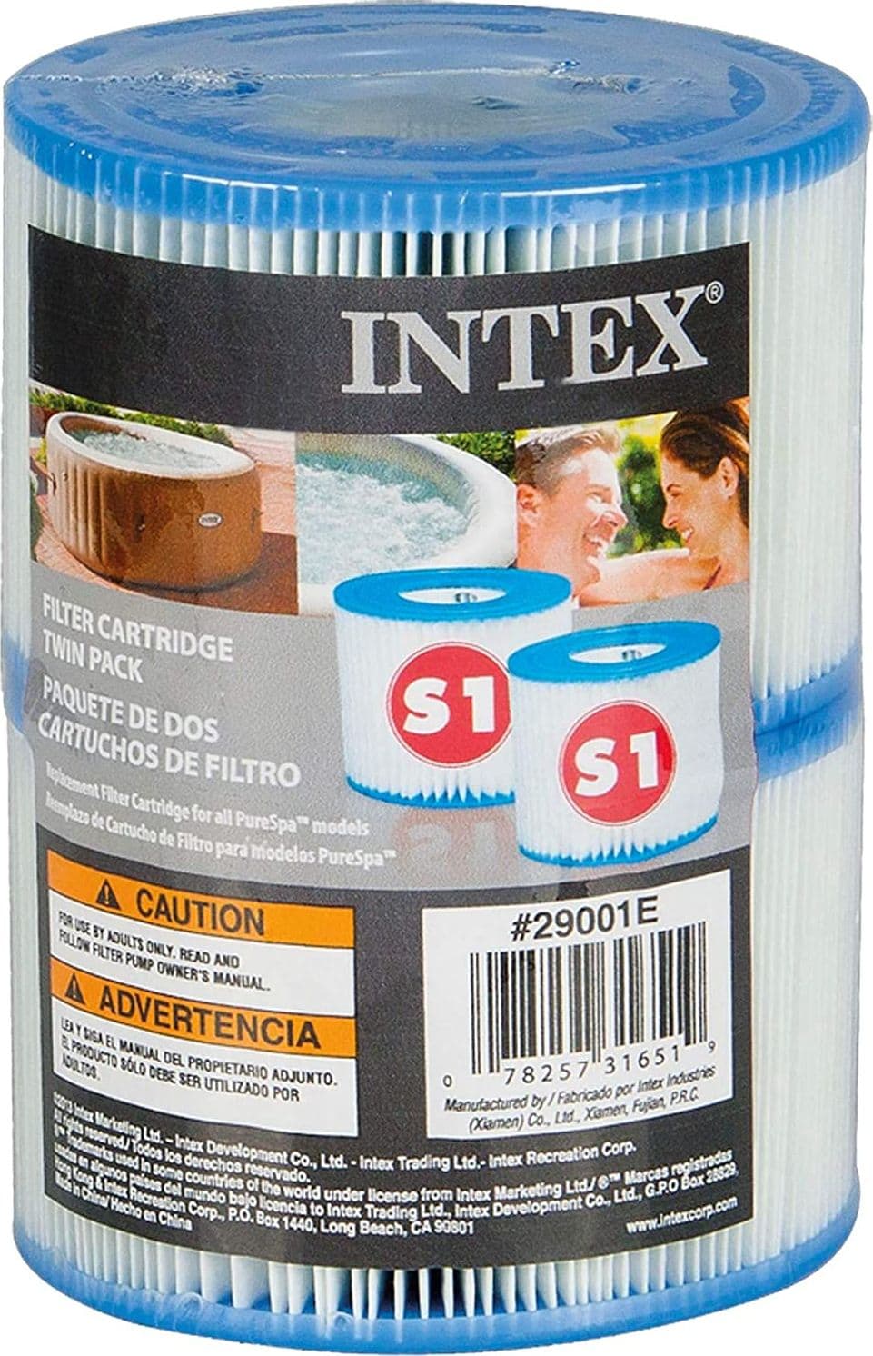 Filtro di ricambio a cartuccia per pompa SPA modello S1, Confezione da 2 pezzi - 2