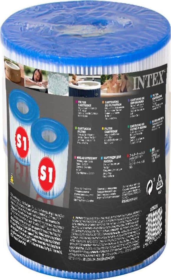 Filtro di ricambio a cartuccia per pompa SPA modello S1, Confezione da 2 pezzi - 3