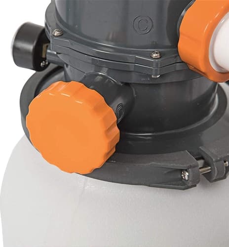 Pompa di filtraggio a sabbia per piscine fuori terra depuratore a pressione da 7571 lt/h - 7