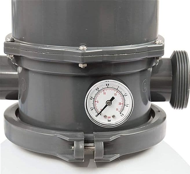 Pompa di filtraggio a sabbia per piscine fuori terra depuratore a pressione da 7571 lt/h - 8