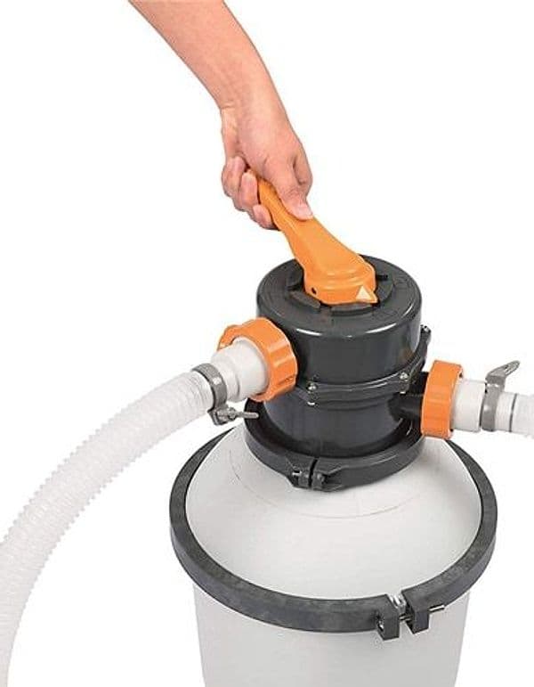 Pompa di filtraggio a sabbia per piscine fuori terra depuratore a pressione da 2006 l/h - 5
