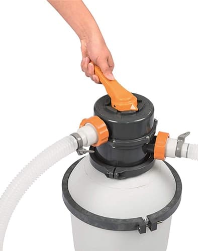Pompa di filtraggio a sabbia per piscine fuori terra depuratore a pressione da 2006 l/h - 5