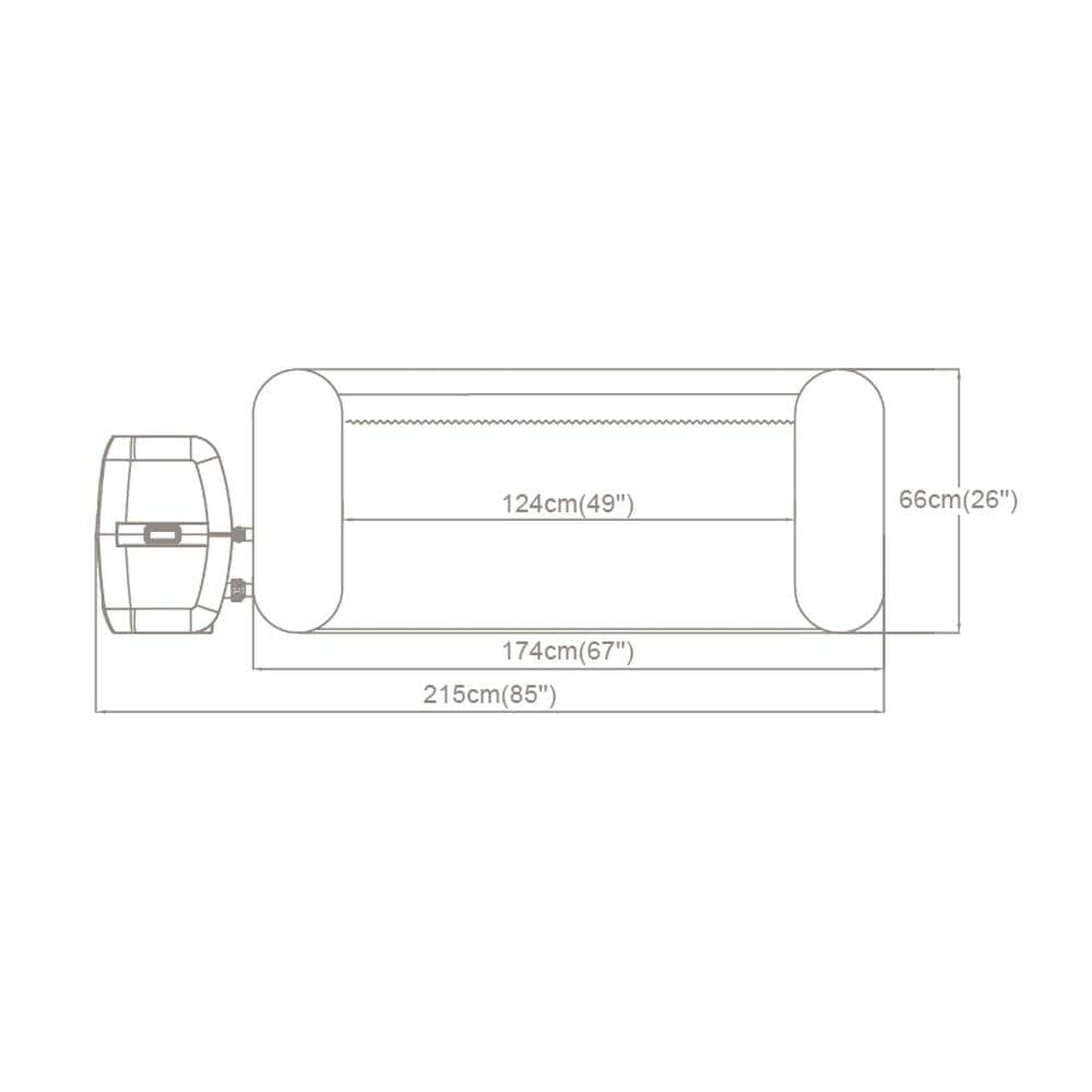 Idromassaggio gonfiabile "lay-z spa st. Lucia airjet" 3 posti 170 x h 66 cm - 9