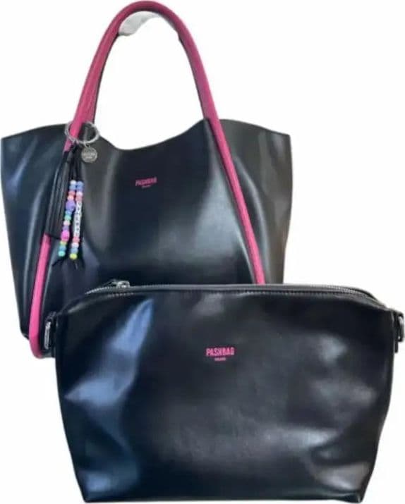 15627-FRI-S4B  BORSE SHOPPING Pash Bag Nero 0000000461 - 7