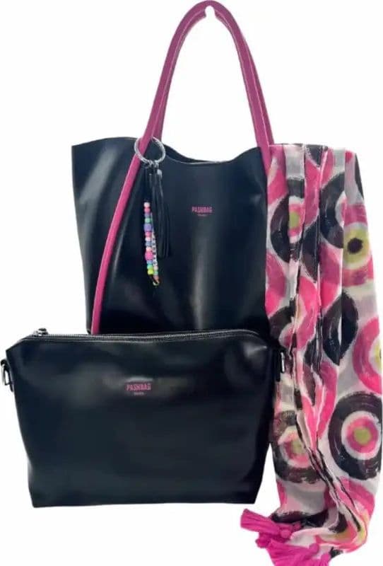 15627-FRI-S4B  BORSE SHOPPING Pash Bag Nero 0000000461 - 10