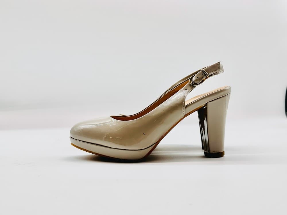 IGI &amp; CO.. Slingback con plateau in vernice beige - 3
