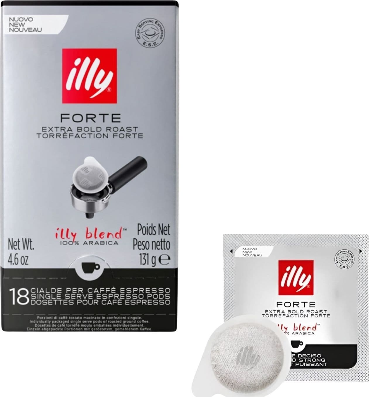 illy Caffe' Cialde 44mm Forte 216pz - 5