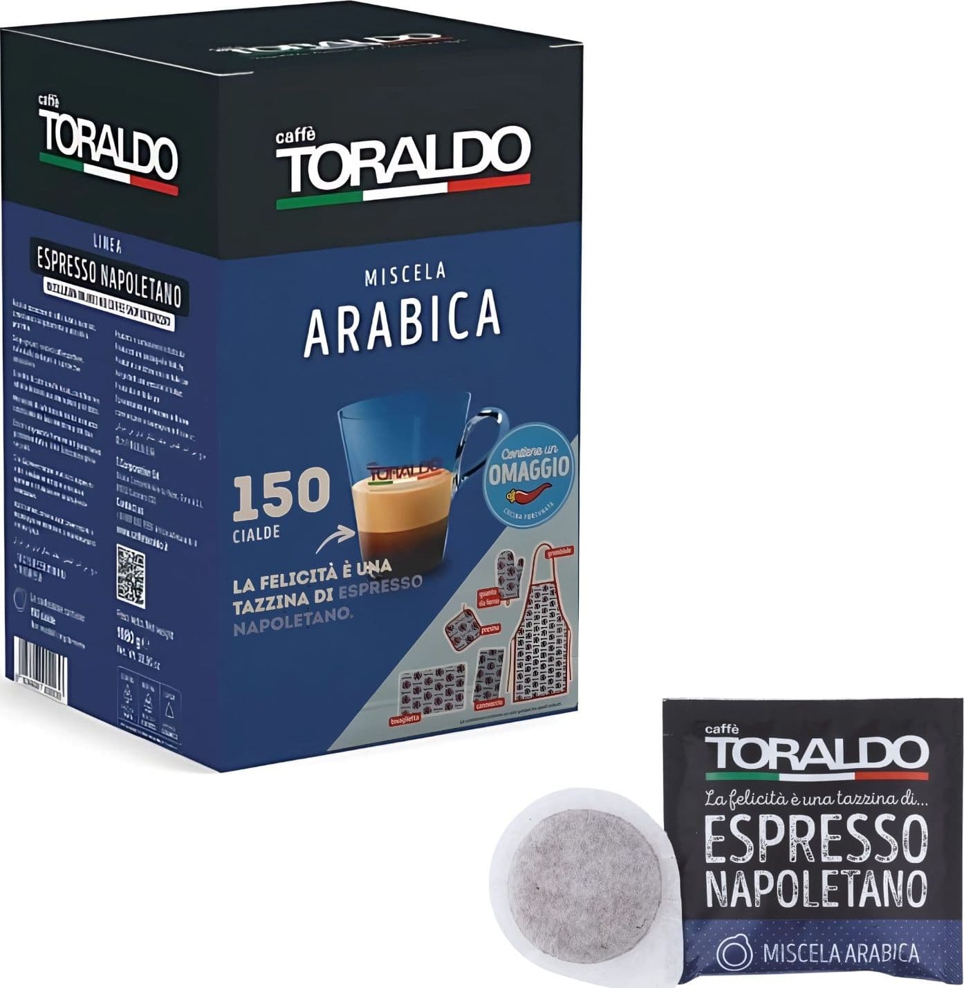 Toraldo Caffè Miscela Arabica Espresso Napoletano 150 Cialde - 2