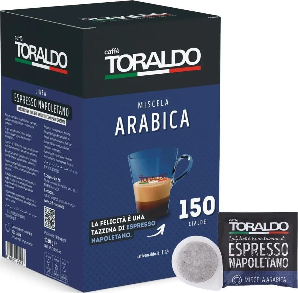 Toraldo Caffè Miscela Arabica Espresso Napoletano 150 Cialde - 2
