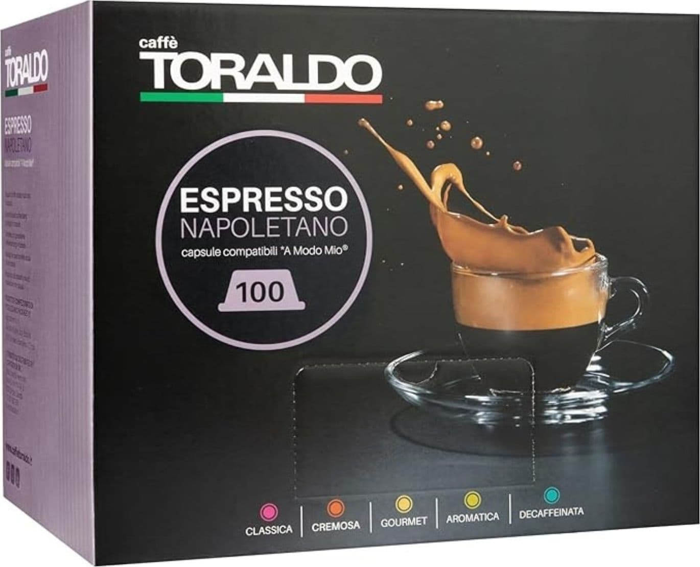 Toraldo Caffè Miscela Classica 100 Capsule Compatib. A Modo Mio - 4