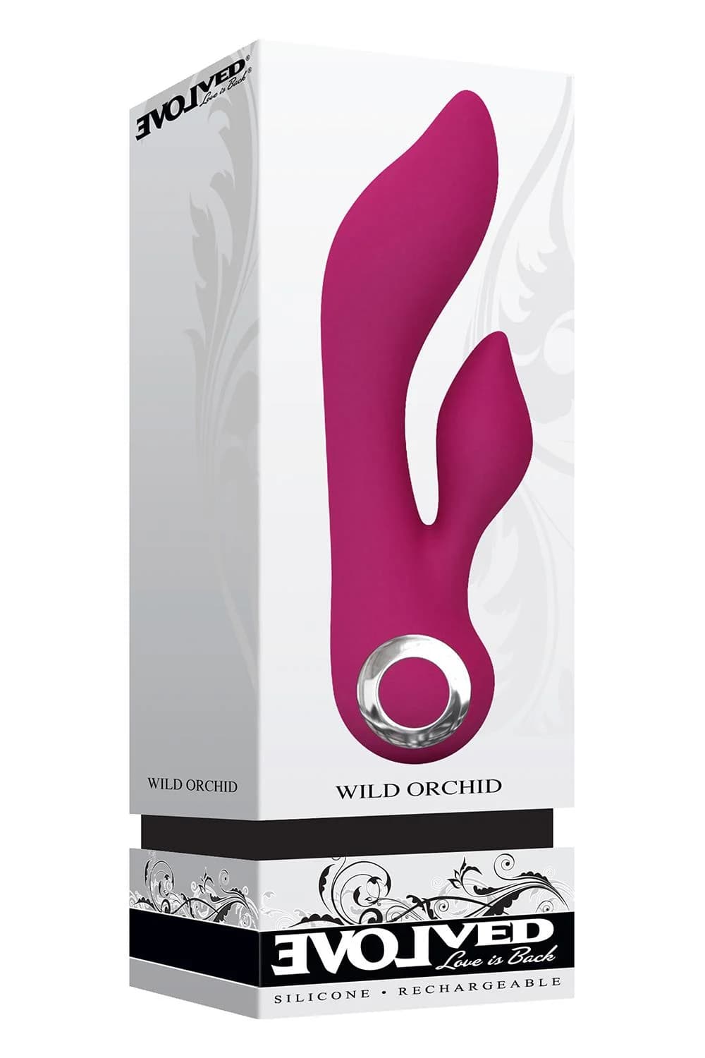 Vibratore lusso rabbit 18 cm vaginale Wild Orchid stimolatore clitoride USB IPX6 - 2