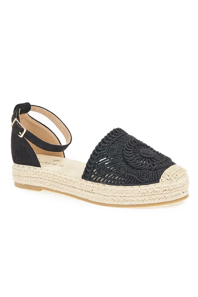 VERDE FASHION | Espadrilles flatform in corda