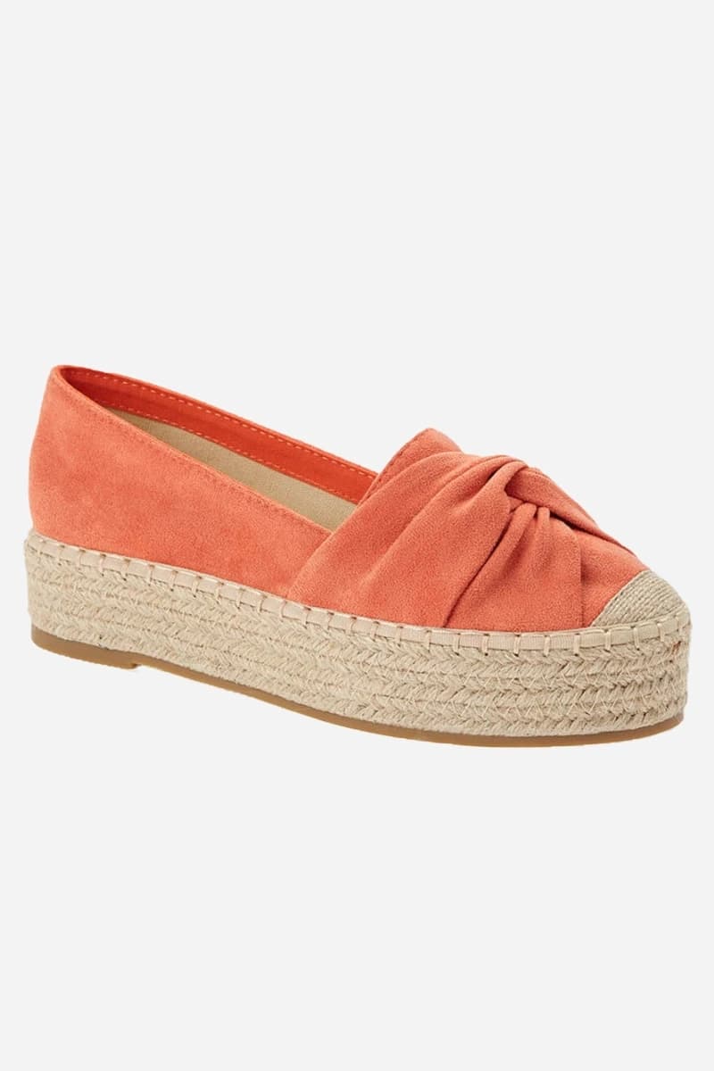 VERDE FASHION | Espadrilles flatform in ecopelle