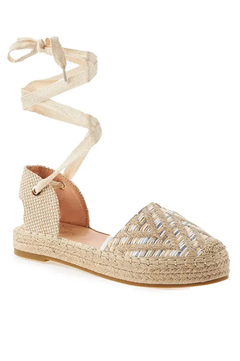 VERDE FASHION | Espadrilles flatform con lacci - 4