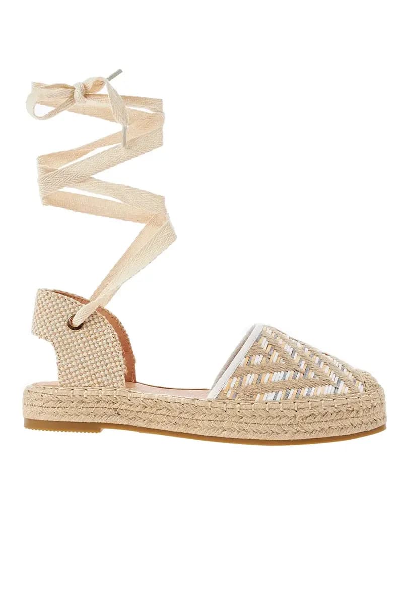 VERDE FASHION | Espadrilles flatform con lacci - 2
