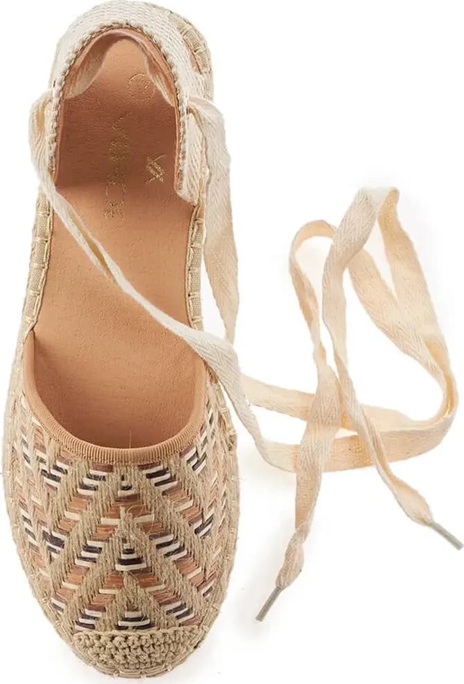 VERDE FASHION | Espadrilles flatform con lacci - 3