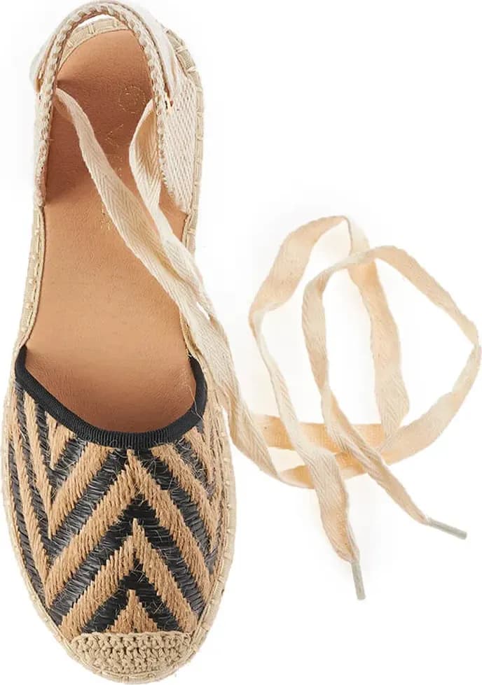 VERDE FASHION | Espadrilles flatform con lacci - 2