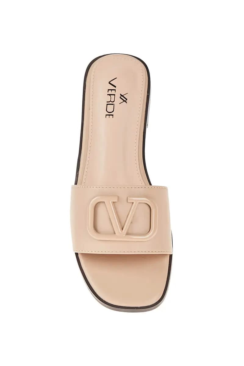 VERDE FASHION | Ciabatte dettaglio logo - 3