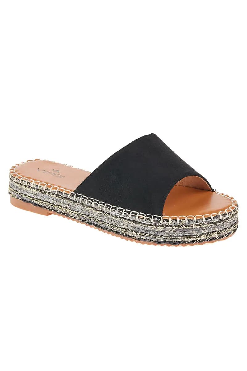 VERDE FASHION | Ciabatte fascia scamosciata - 14