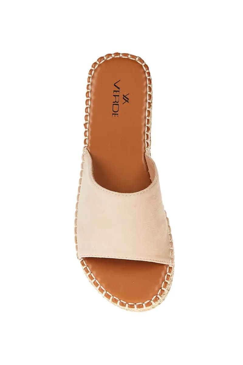 VERDE FASHION | Ciabatte fascia scamosciata - 12