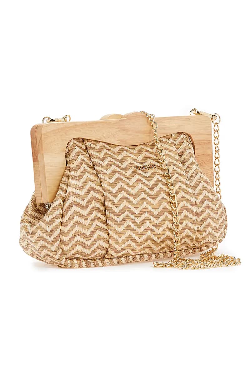 VERDE FASHION | Pochette paglia - 1
