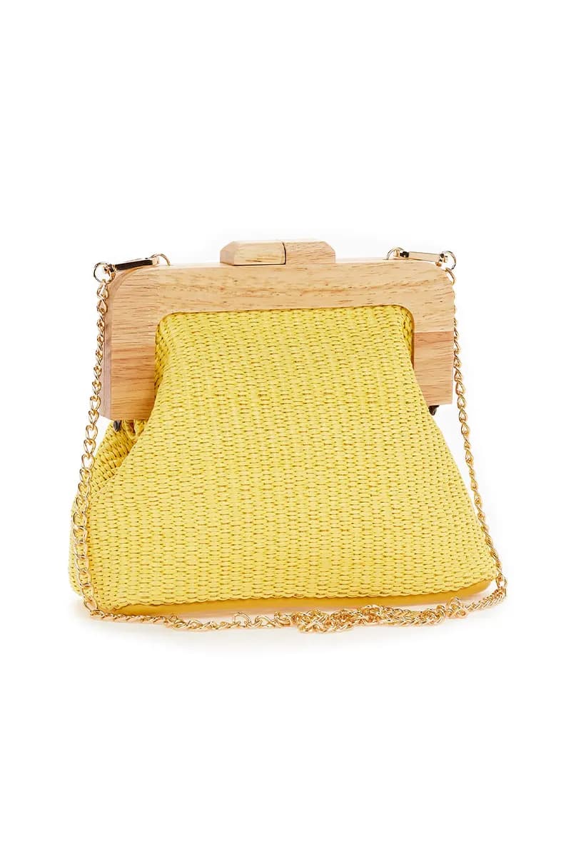 VERDE FASHION | Pochette paglia - 4