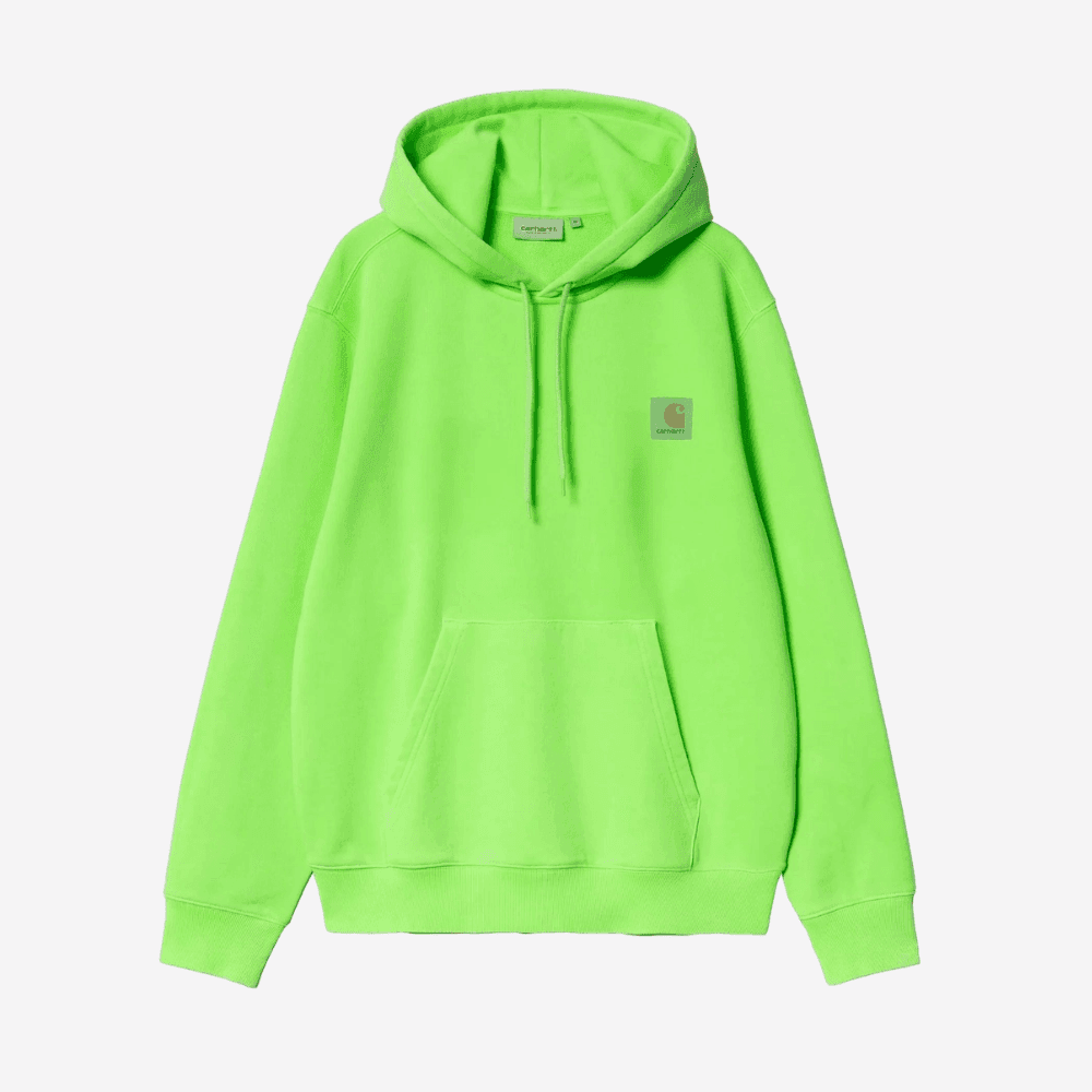 Felpa Carhartt Hooded Industry lumo green - 5