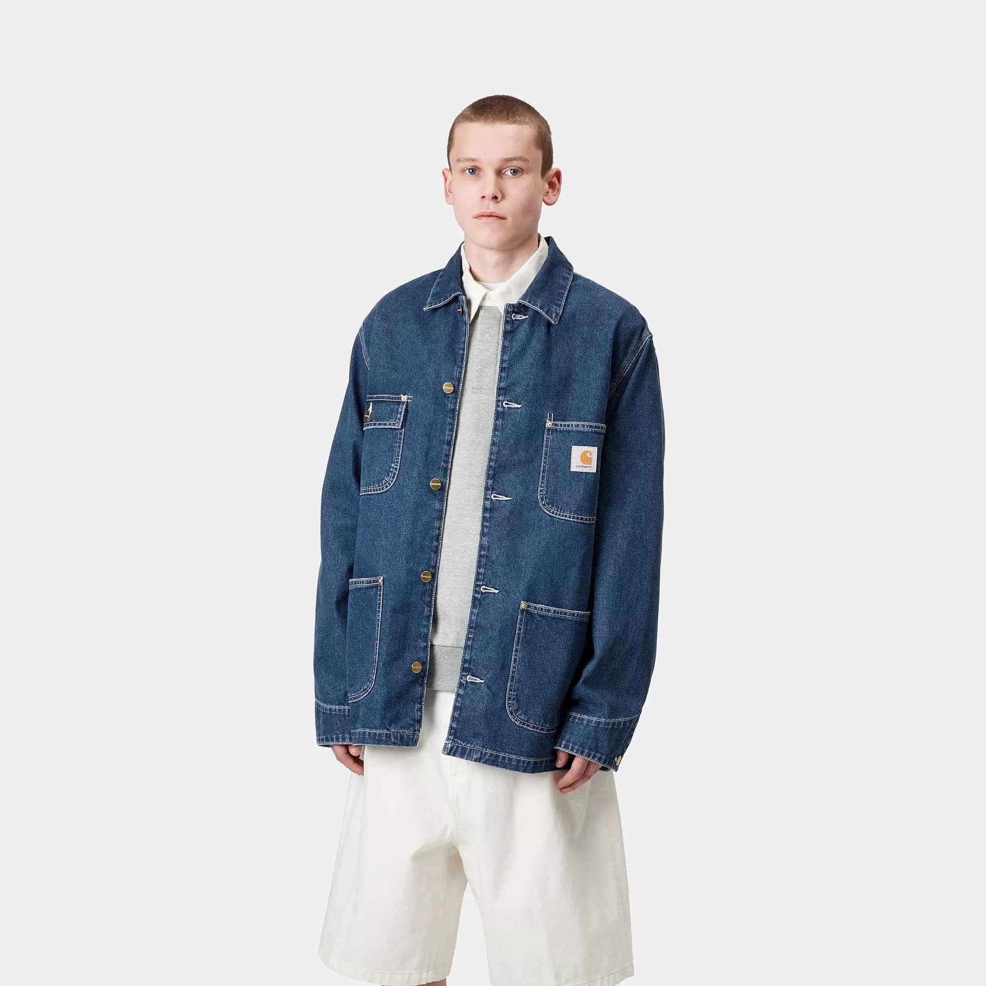 Giacca Carhartt OG Chore blue denim - 3
