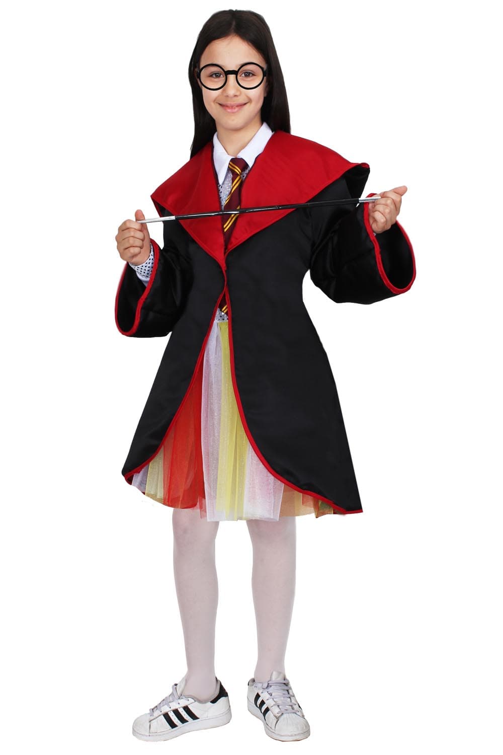 COSTUME CARNEVALE MAGA APPRENDISTA BAMBINA DA 5 A 13 ANNI - PEGASUS COD. 1893 - 6