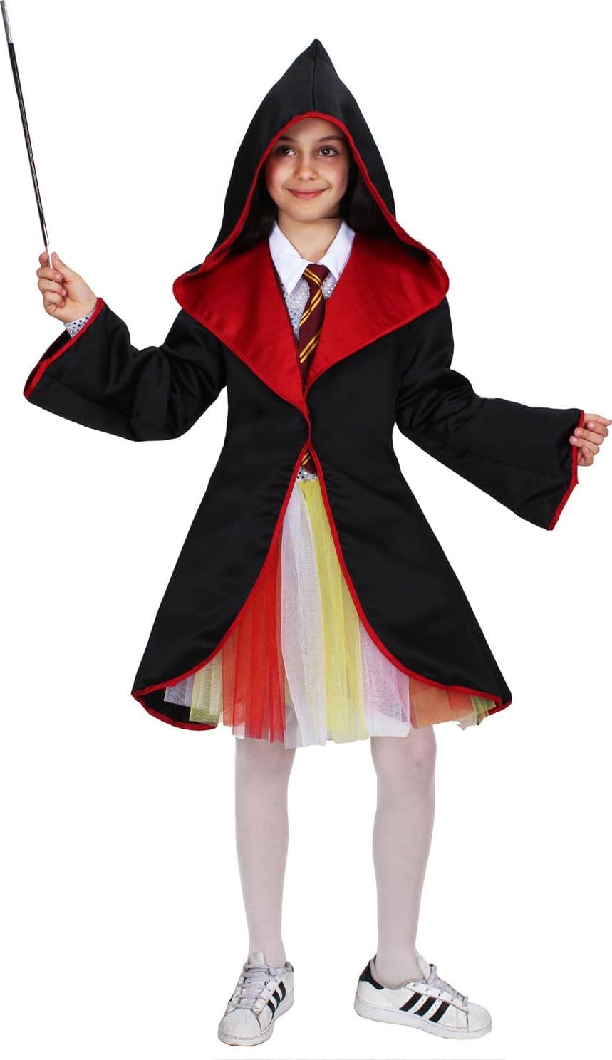 COSTUME CARNEVALE MAGA APPRENDISTA BAMBINA DA 5 A 13 ANNI - PEGASUS COD. 1893 - 2