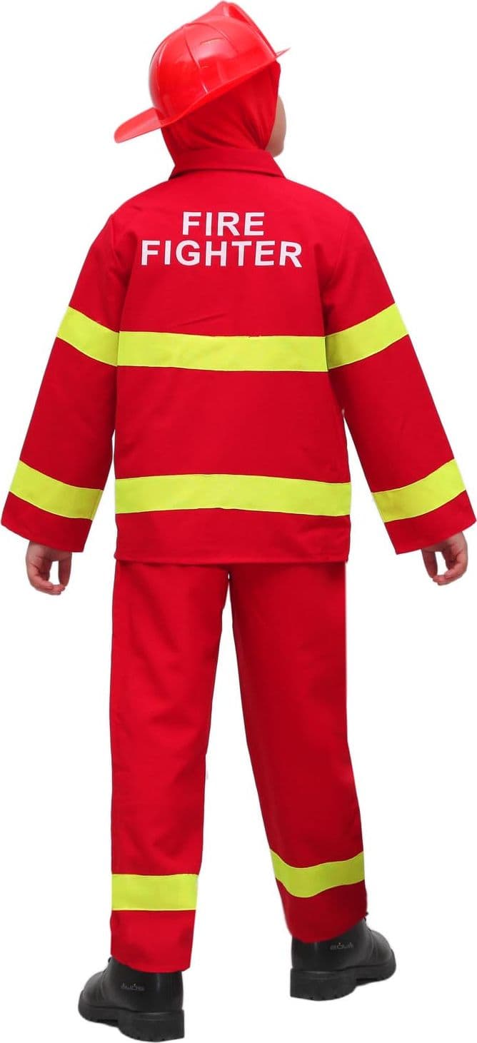 COSTUME CARNEVALE POMPIERE BAMBINO DA 5 A 13 ANNI - PEGASUS COD. 1539 - 4