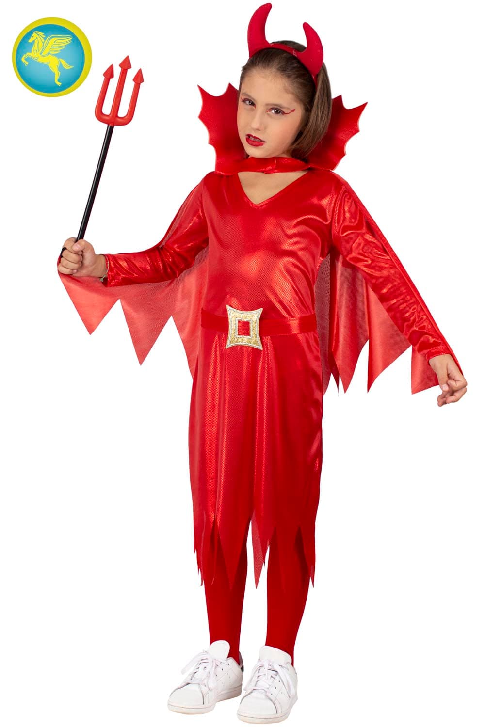 COSTUME CARNEVALE DIAVOLETTA DA 3 A 10 ANNI - PEGASUS COD. H8153 - 4