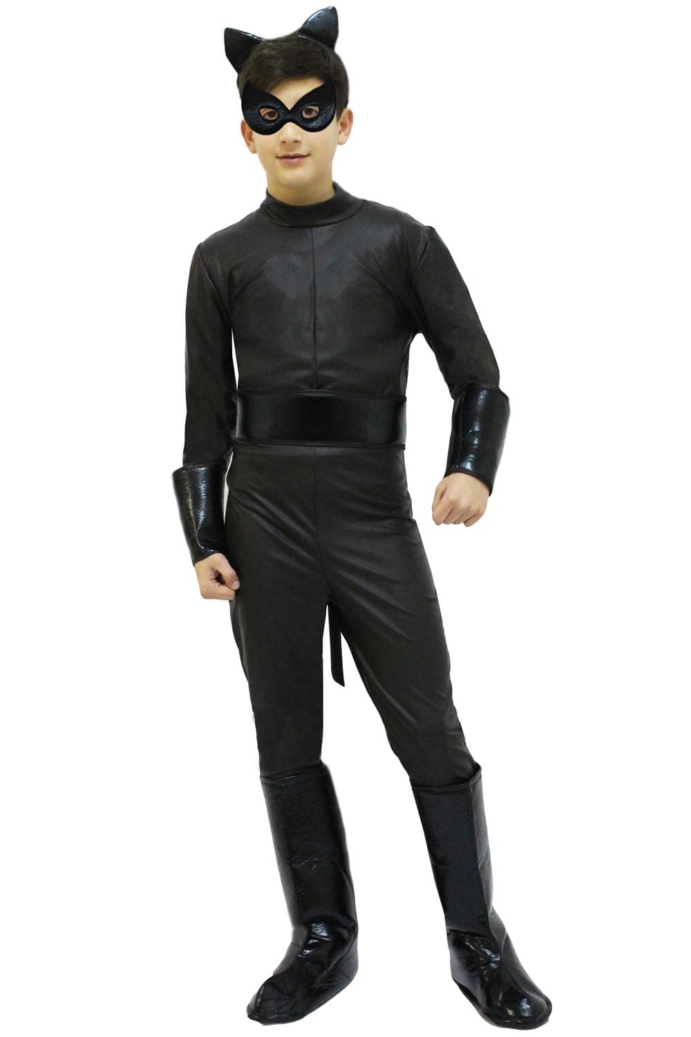 COSTUME CARNEVALE IL GATTO NERO DA 4 A 13 ANNI COD. 1887 - 2