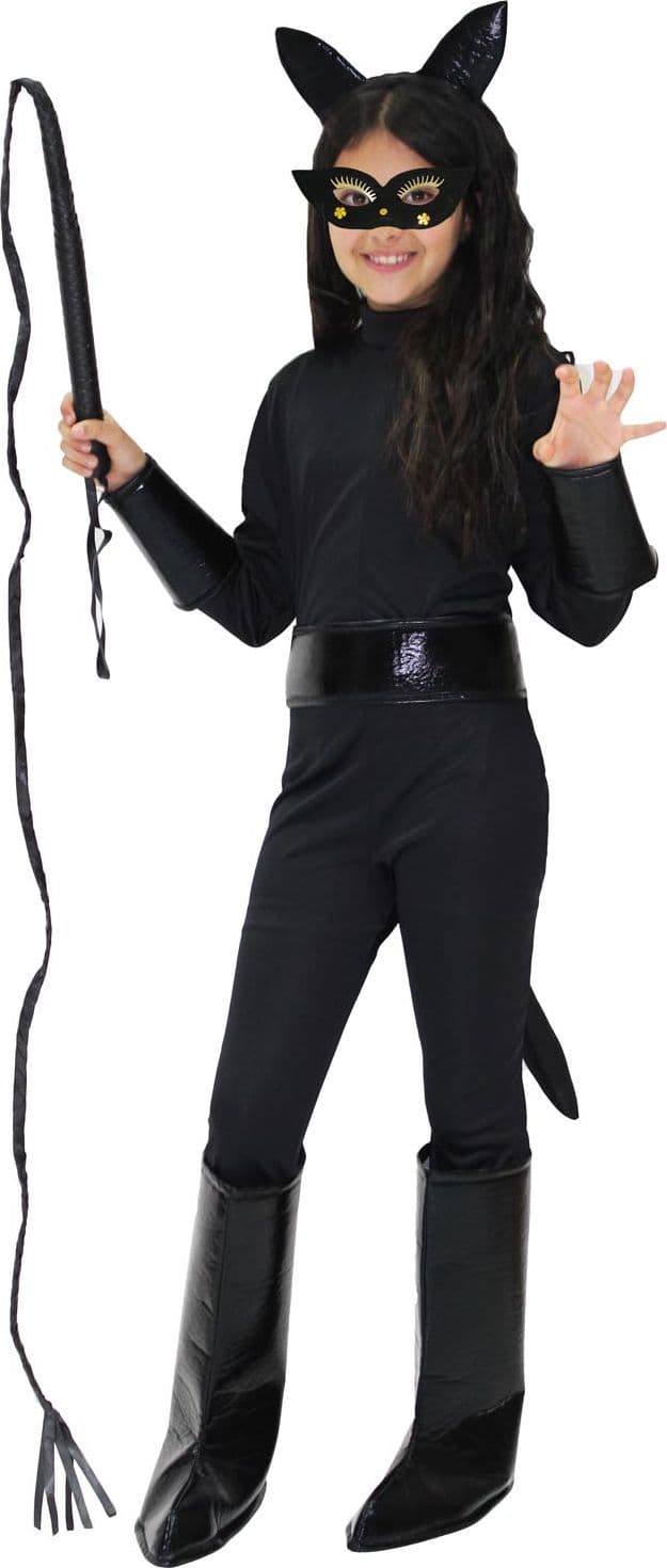 COSTUME CARNEVALE LA GATTA BAMBINA DA 5 A 13 ANNI - PEGASUS COD. 1801 - 3