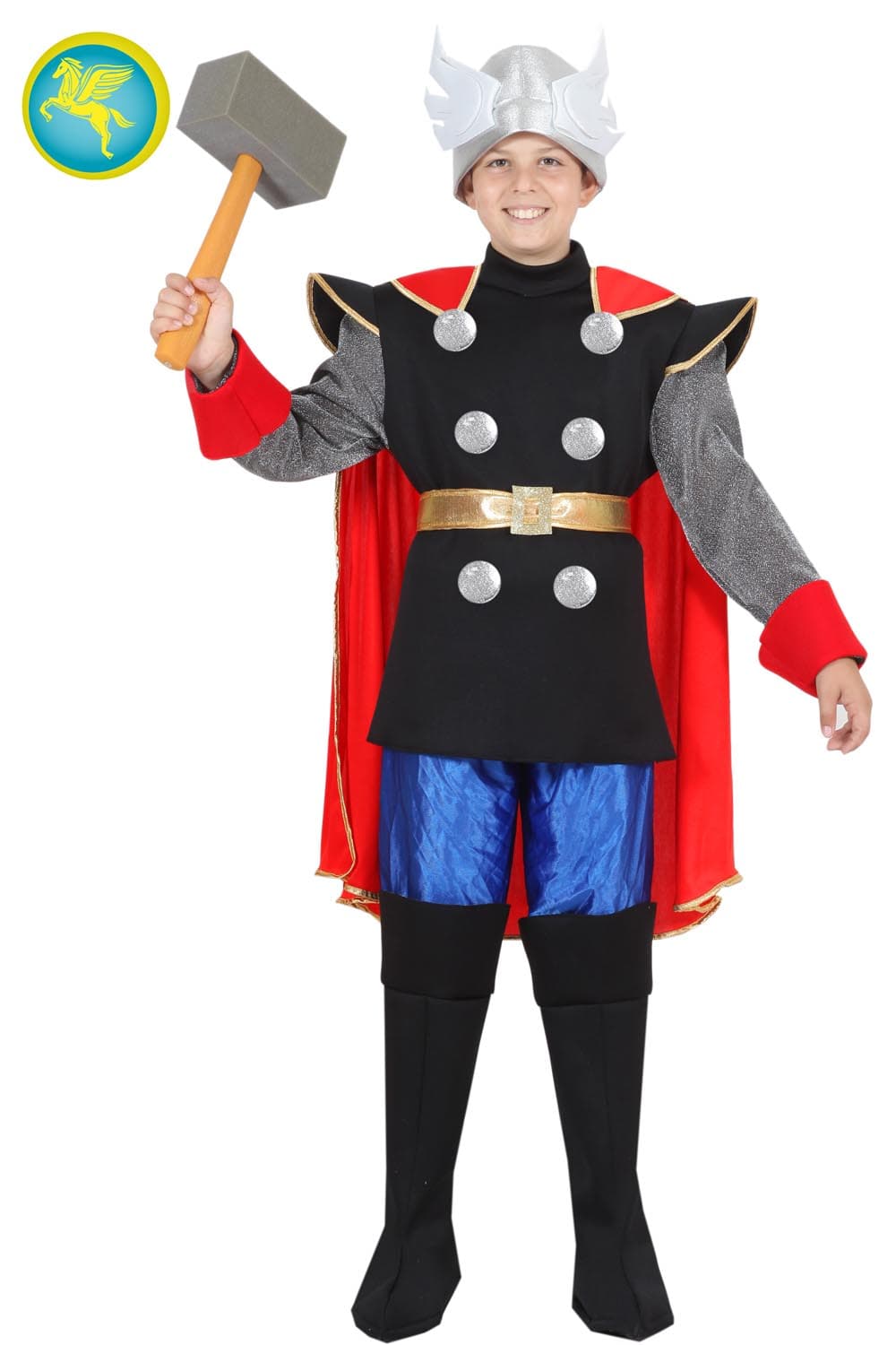 COSTUME CARNEVALE DIO THOR BAMBINO DA 5 A 11 ANNI COD. 1592 - 3