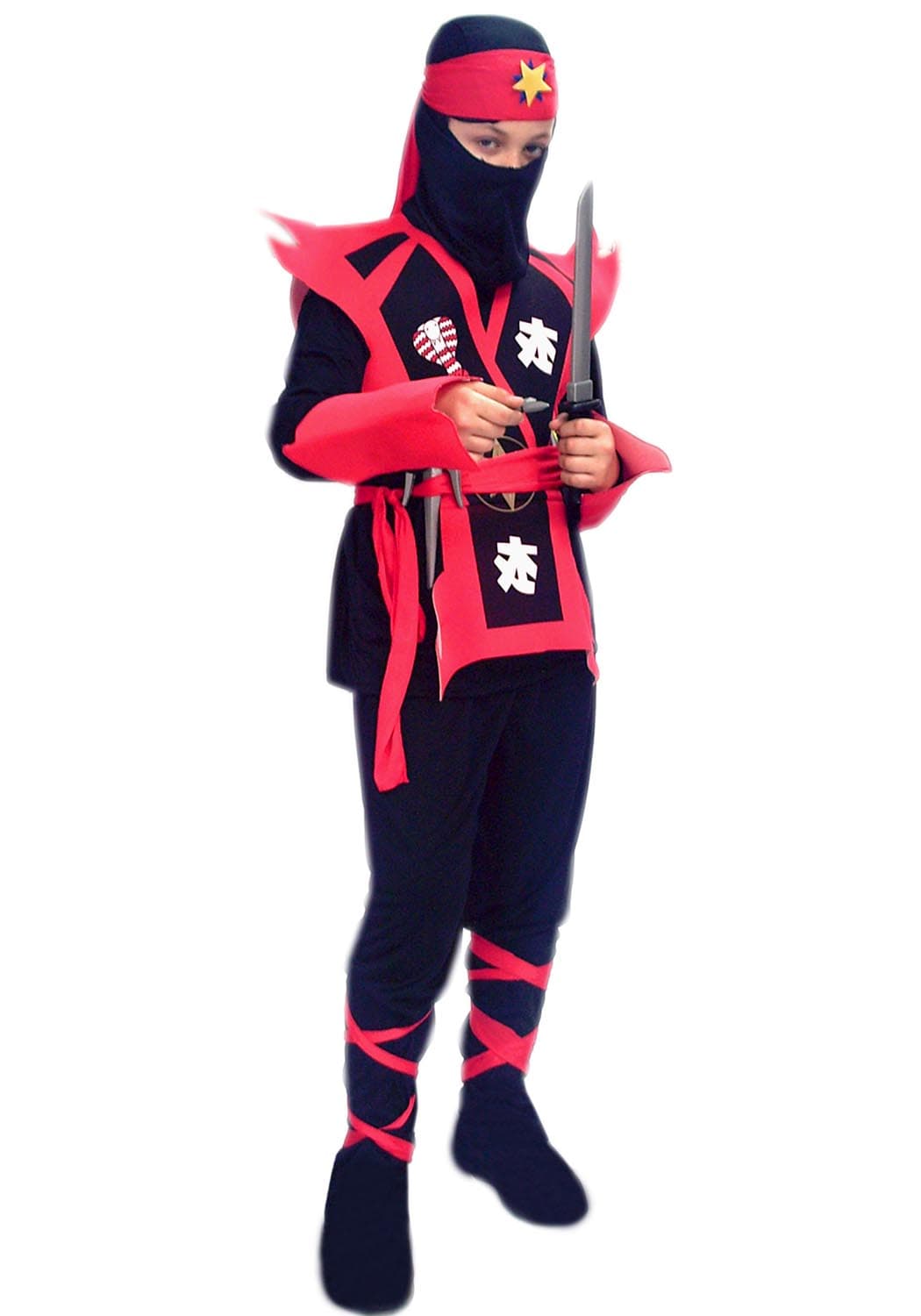 COSTUME NINJA COBRA BAMBINO DA 5 A 13 ANNI - PEGASUS COD. 1185 - 3