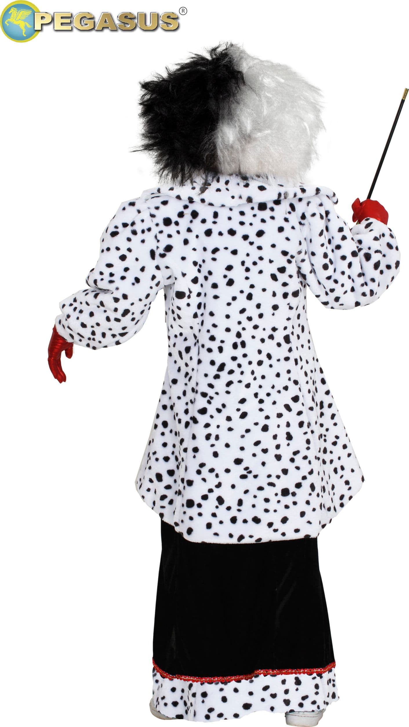 COSTUME CRUDELIA LUSSO BAMBINA DA 5 A 13 ANNI - PEGASUS COD. 1900 - 2