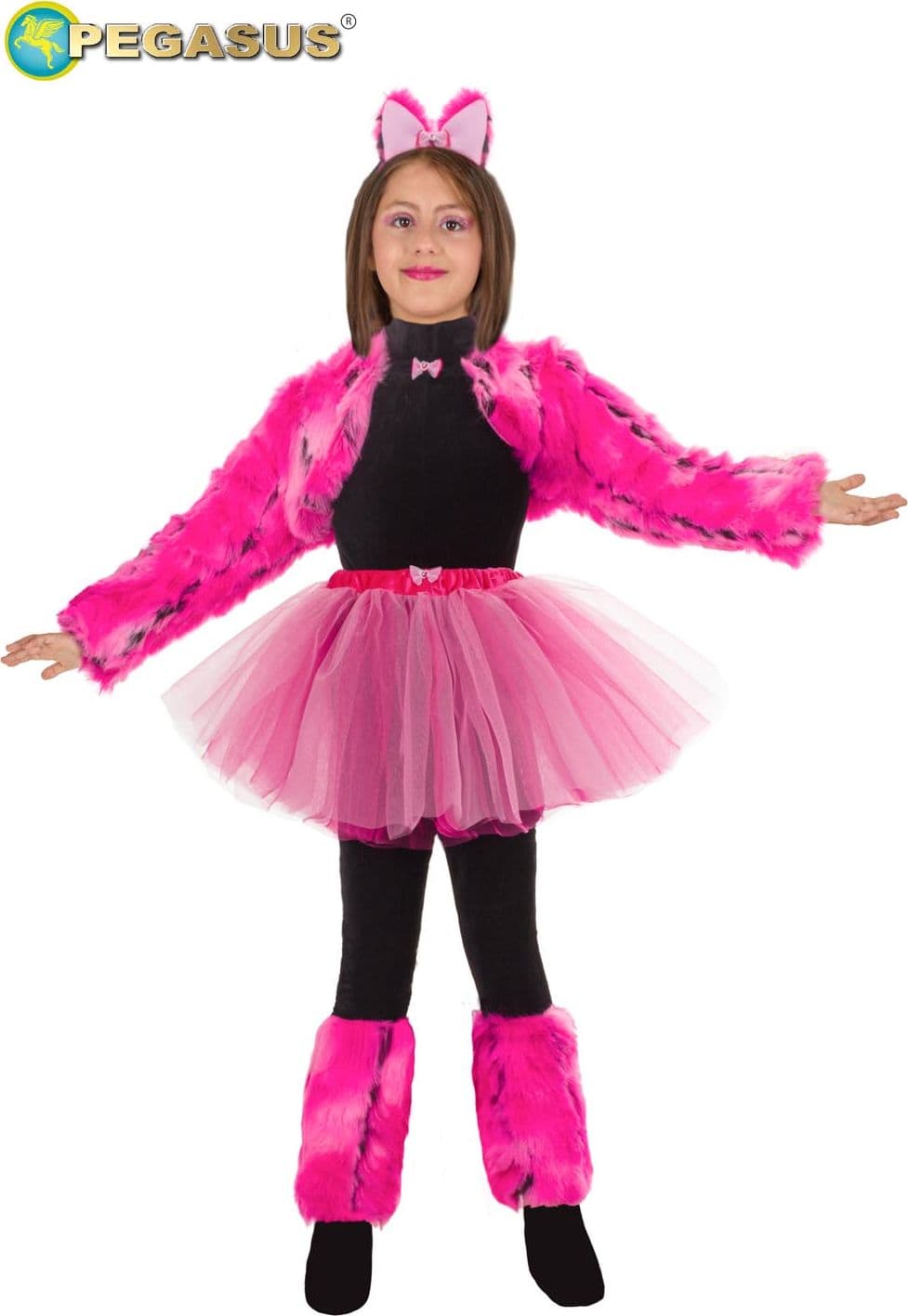COSTUME GATTINA LUSSO BAMBINA DA 5 A 13 ANNI - PEGASUS COD. 1945 - 5