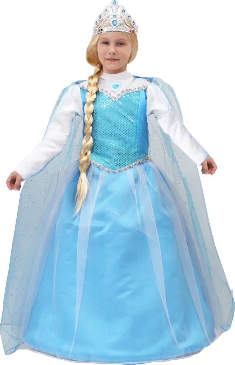 COSTUME CARNEVALE REGINA DELLA NEVE BAMBINA DA 3 A 10 ANNI -PEGASUS  COD. 7063 - 2