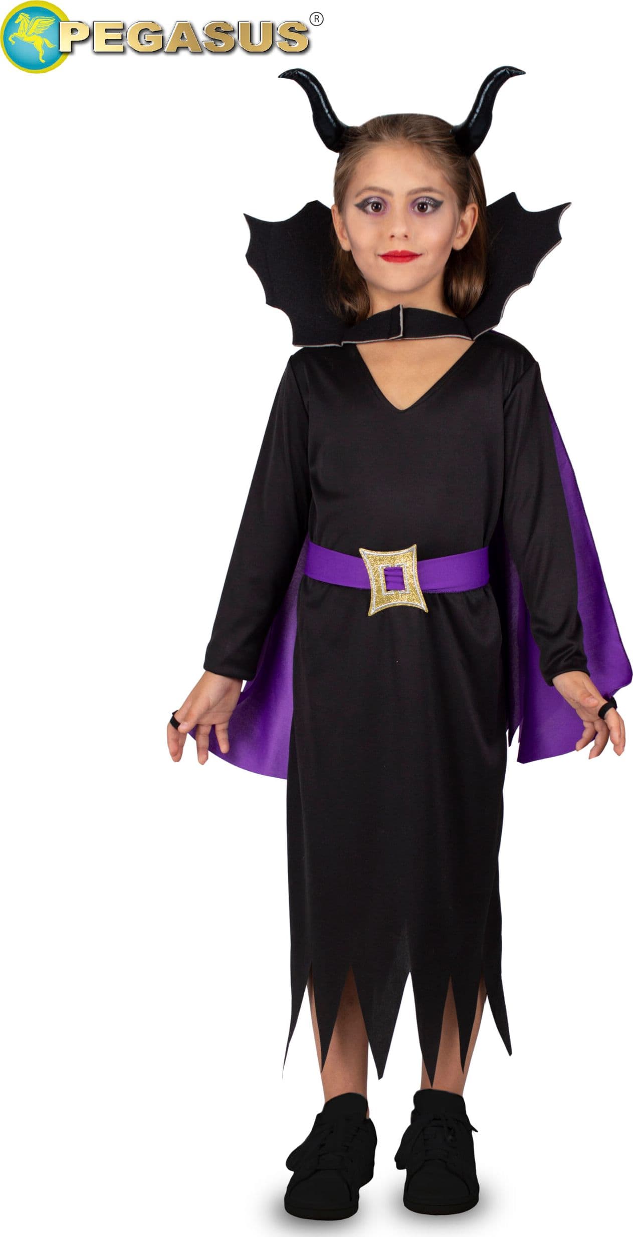 COSTUME CARNEVALE STREGA DELLE FIABE BAMBINA DA 3 A 8 ANNI - PEGASUS COD. 8085 - 3