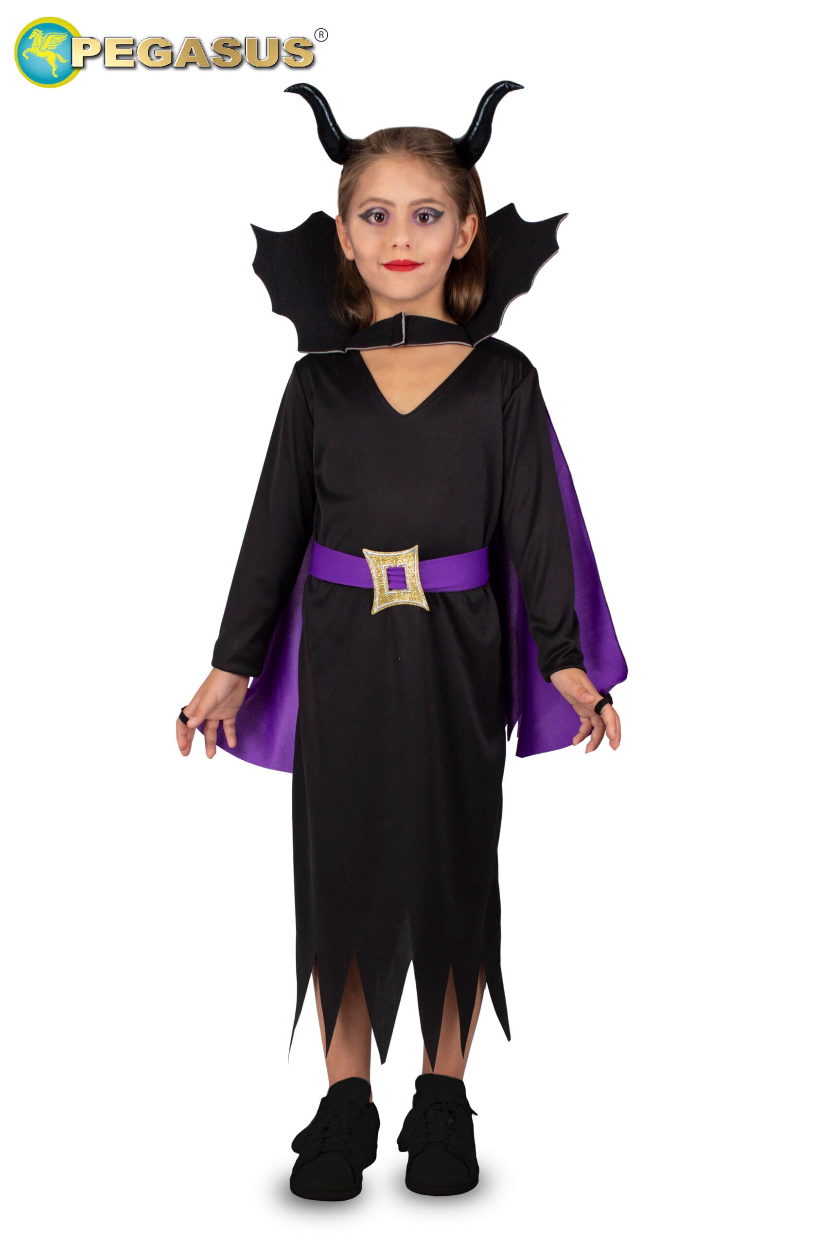 COSTUME CARNEVALE STREGA DELLE FIABE BAMBINA DA 3 A 8 ANNI - PEGASUS COD. 8085 - 3