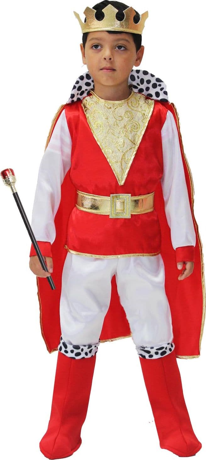 COSTUME DA RE BAMBINO DA 3 A 8 ANNI COD. 8095-A - 3