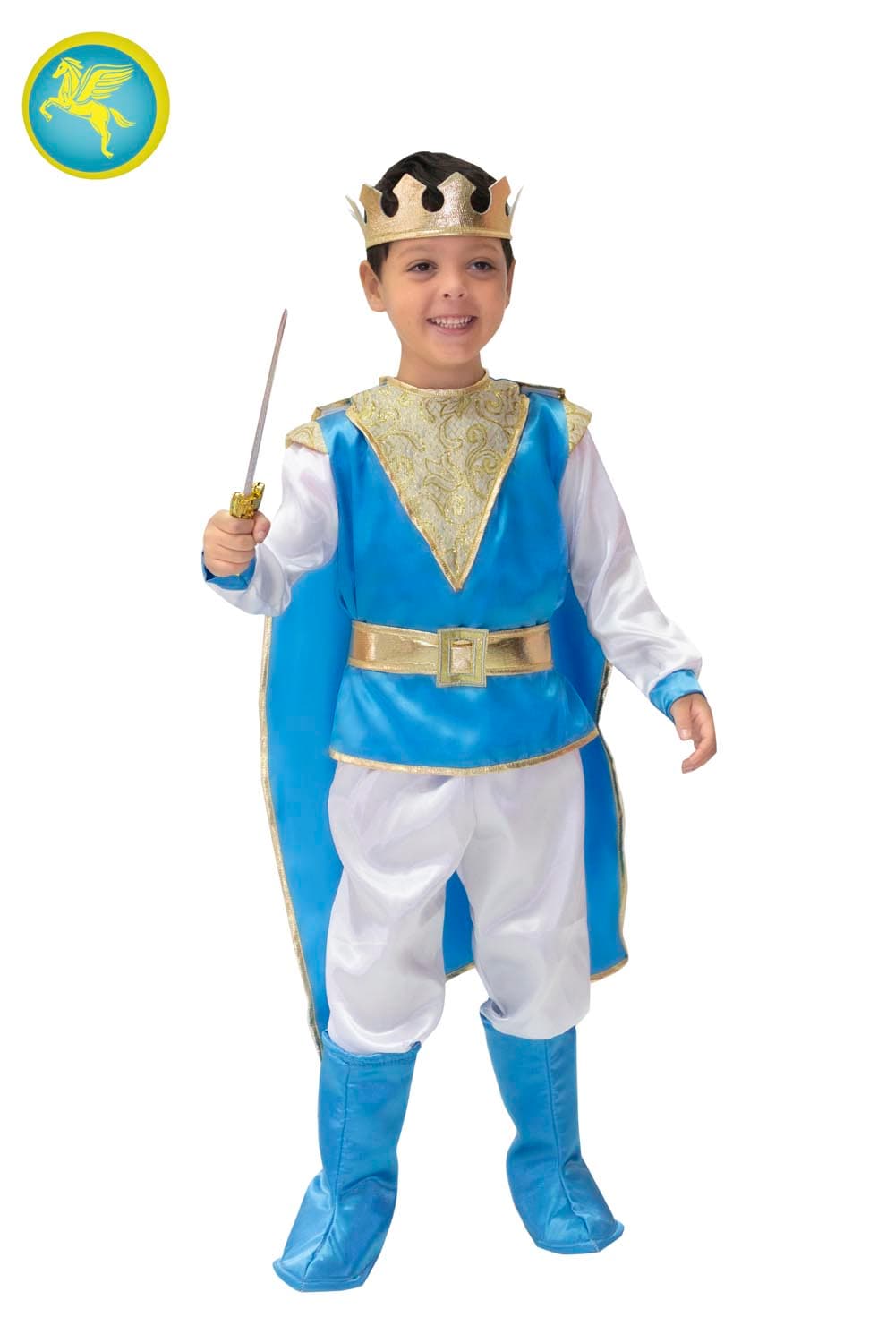 COSTUME PRINCIPE BAMBINO DA 3 A 8 ANNI - PEGASUS COD. 8083-A - 3