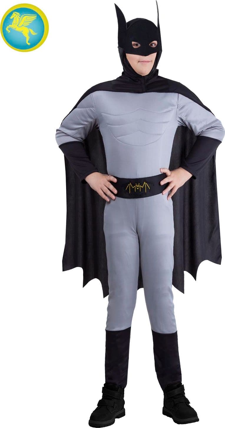 COSTUME PIPISTRELLO MUSCOLOSO BAMBINO (BATMAN) DA 5 a 10 ANNI - PEGASUS  COD. 8079 - 2