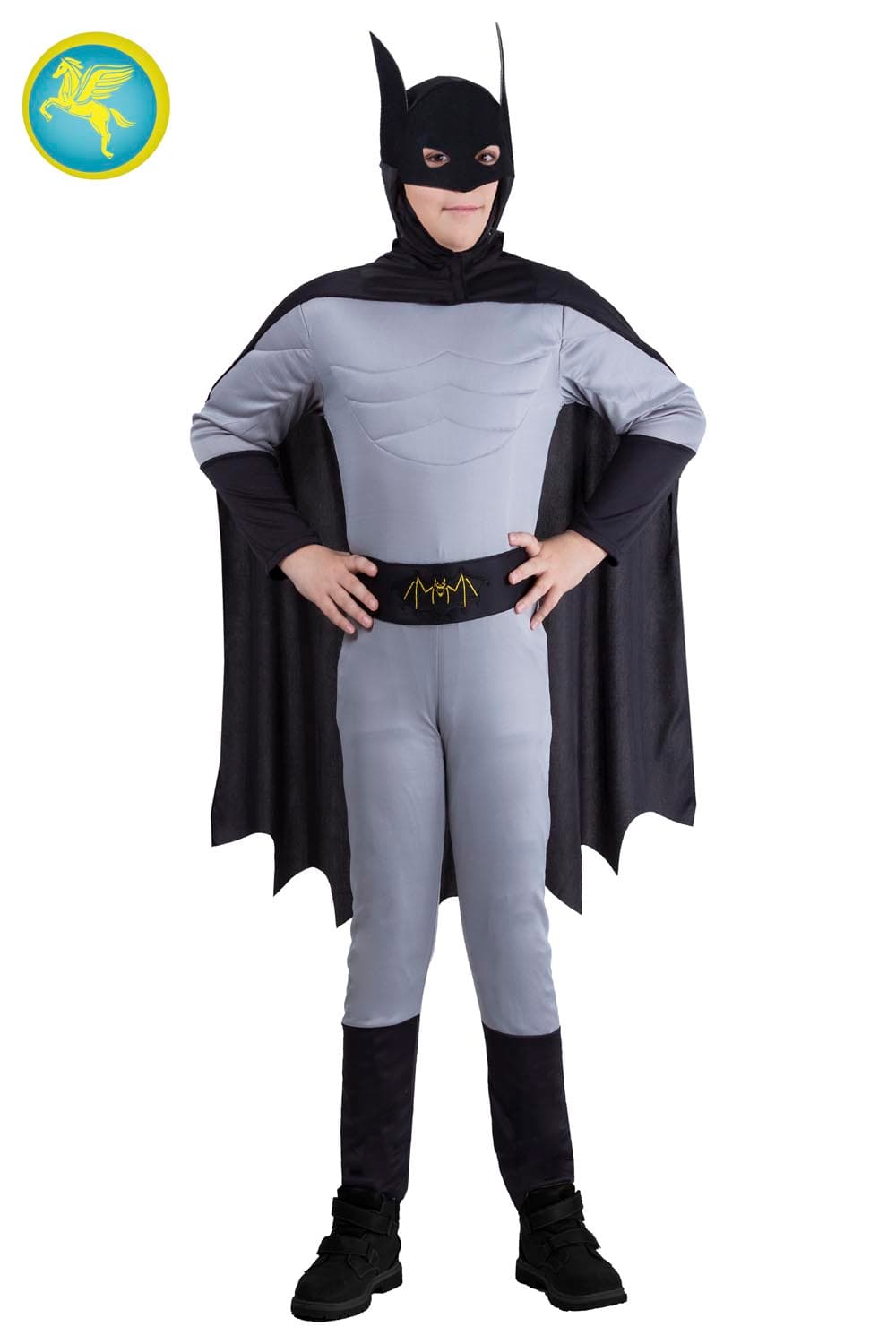 COSTUME PIPISTRELLO MUSCOLOSO BAMBINO (BATMAN) DA 5 a 10 ANNI - PEGASUS  COD. 8079 - 2