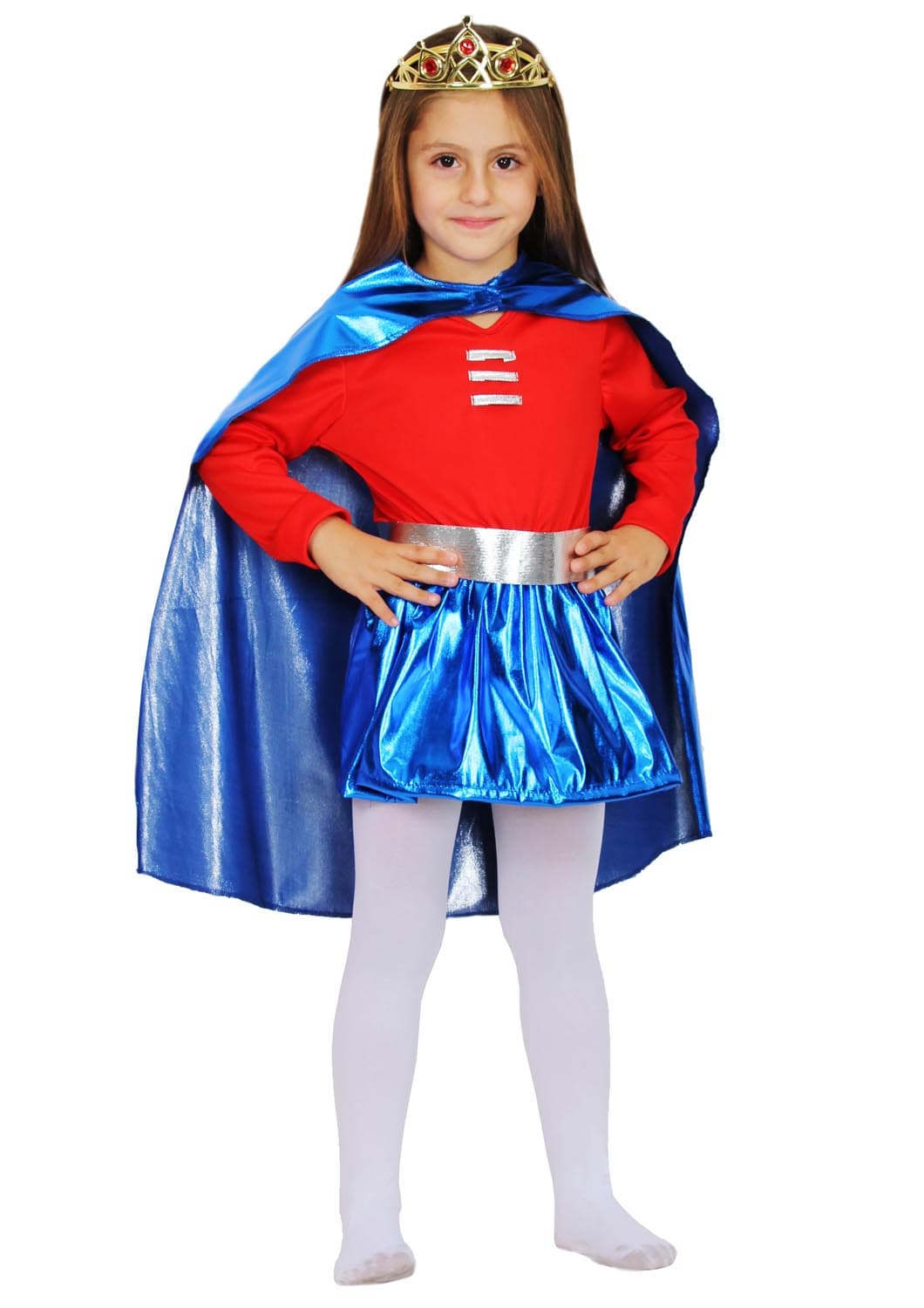 COSTUME SUPER RAGAZZA DA 3 A 10 ANNI COD. 8075 - 2