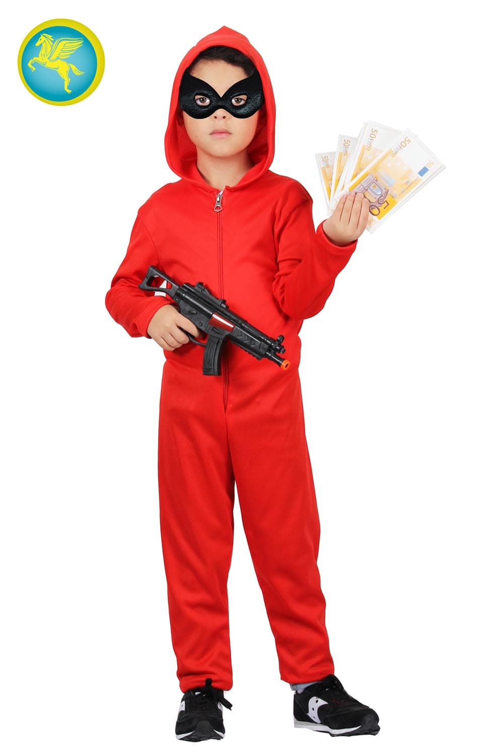 COSTUME LADRO BAMBINO ( CASA DI CARTA) DA 5 A 14 ANNI COD. 8535-A-2 - 2