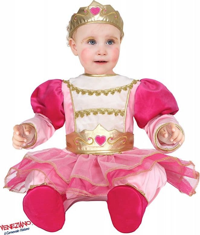 COSTUME DOLCE REGINETTA NEONATA DA 3 A 24 MESI - VENEZIANO COD. 54184 - 4