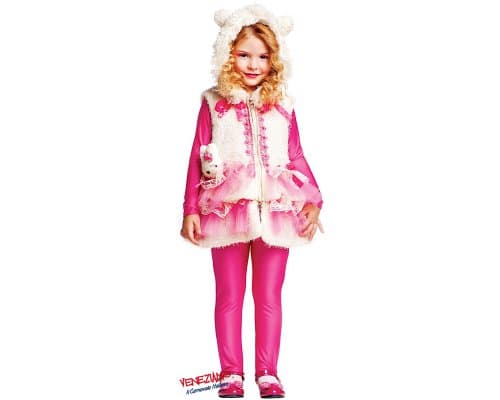 COSTUME DOLCE MELODY BAMBINA DA 4 A 6 ANNI VENEZIANO COD. 50606 - 4